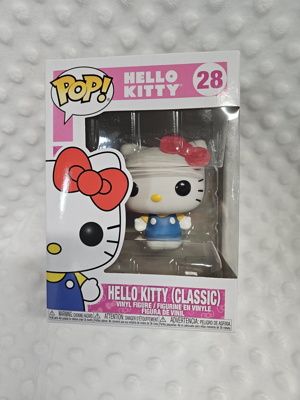 Funko Pop! Hello Kitty (Classic) Vinyl Figure - White, Pink, Blue